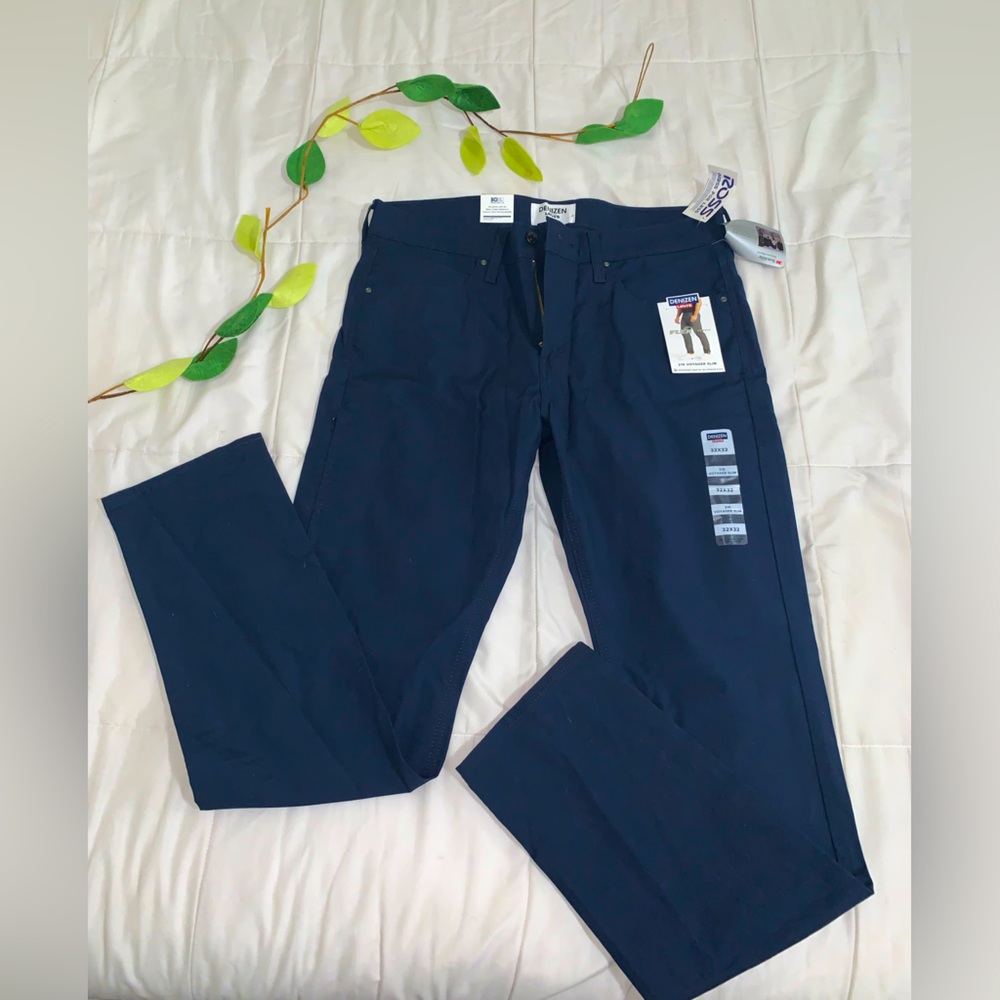 Blue voyager slim fit dressing pants